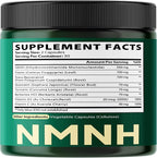Satoomi 8in1 NMNH - NMN Supplement Alternative - NAD Supplement to Support NAD Levels Added Fisetin, Resveratrol, Quercetin, Turmeric, Berberine, Vitamin D3 & C - 60 Count for 30 Days