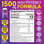 Resveratrol Supplement 1500mg - Resveratrol Gummies Supports NAD⁺, NMN & NMNH Synergy, with Quercetin, Grape Seed, Acai Berries Extracts for Antioxidant, Healthy Aging & longevity, Skin, Brain - 2Pcs