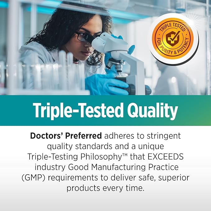 DOCTORS' PREFERRED Clinical-Grade OcuGold Eye Vitamins with Lutein and Zeaxanthin for Macula & Retina Health, Digital Eye Strain, Eye Fatigue and Visual Performance - 30 Vegan Capsules