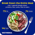 Enzymedica Digest Gold + ATPro, Maximum Strength Enzyme Formula, Fast-Acting, Helps Digest Large Meals, Prevents Bloating and Gas, 21 Capsules
