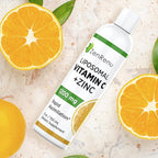 Zenrenu Liposomal Vitamin C and Zinc Liquid Drink for Adults & Kids - Non GMO Sunflower Lecithin - Max Antioxidant & Immune Support, 5 oz / 150 ml