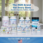 KALA HEALTH MSMPure Coarse MSM Powder Flakes – US-Made MSM for Joint Health, Skin Appearance, and Hair & Nail Support – 2.2 lb, Organic Sulfur