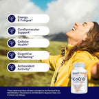 Research Verified CoQ10-100% Pure Extra Strength 300mg CoQ10 – Improved Absorption and Bioavailability with Bioperine - Boost Antioxidant Levels, Improve Cardiovascular Health, 60 Vegan Capsules