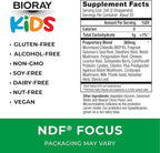 BIORAY Kids NDF Focus, Citrus - 2 fl oz - Supports Cognitive Function, Enhances Clarity & Promotes Steady Energy Levels - Non-GMO, Vegetarian, Gluten Free - 1-2 Month Supply