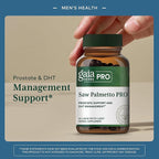 GAIA HERBS PRO Saw Palmetto PRO - Healthy Prostate Gland Support Supplement* - Herbal Supplement with Saw Palmetto & Sunflower Seed - Vegan, Gluten-Free, Soy-Free - 60 Liquid Phyto-Caps (60 Servings)