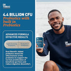Dr. Tobias Deep Immune Probiotics & Prebiotics - Dual Action Digestion & Immune Support with PreforPro Prebiotics & Delayed Release Spore Forming Probiotics for Women & Men - 60 Capsules (30 Servings)