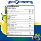 NEW AGE Eye Health Vitamins with Bilberry Lutein & Zeaxanthin Lycopene Resveratrol Grape Seed Astaxanthin - Eye Vitamin - 60 Count