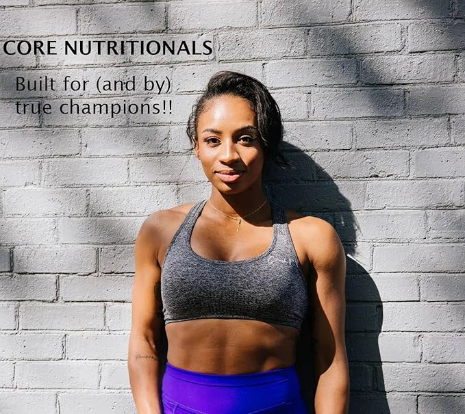 Core Nutritionals Test Vitality & Testosterone Support | with KSM-66 Ashwagandha, Calcium D-Aspartic Acid, & Pine Extract | 28 Servings (Black Lightning)