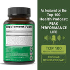 Peak Performance Zinc with Copper + Whole Food Blend of 25 Vegetables and Fruits for Max Absorption - Immune Support Supplement Capsules - Two Essential Minerals for Immunity - Pills for Men & Women