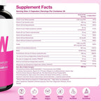 GOBIOTIX Hair Skin and Nails Vitamin Supplement - 10000mcg Biotin Pills with Hyaluronic Acid, Folate, Iron, Magnesium, and Zinc - Collagen Production, Hair Growth - 30 Servings