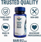 Bari B12 Max – Chewable Vitamin B12 1000mcg Methylcobalamin – Cherry Flavor – Bariatric-Friendly Energy & Nerve Support – 100 Tablets – Allotro Body Labs