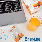 Ener-C Sugar Free Multivitamin Drink Mix - Vitamin Powder for Water, Electrolytes Powder No Sugar, Hydration Boost Packets, Zero Sugar, Vitamin C & B12 Supplement Liquid Mix - Orange & Berry, 60 Count