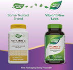 Nature's Way Vitamin C with Rose HIPS, Antioxidant & Immune Function Support from Vitamin C*, Promotes Collagen for Healthy Skin*, 1,000 mg*, 500 Capsules (Packaging May Vary) - 2 Pack