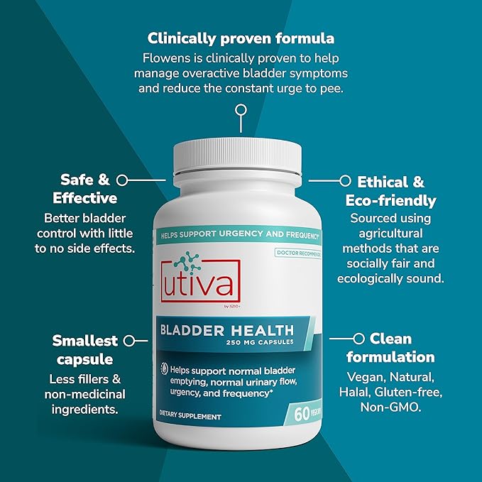 Szio+ 15% Bundle Utiva Cranberry PACs 30 Vegi Capsules + Bladder Health 60 Capsules + D-Mannose 500mg 120 Capsules + Probiotic 30 Delayed Release Vegi Capsules + Utiva UTI Test Strips