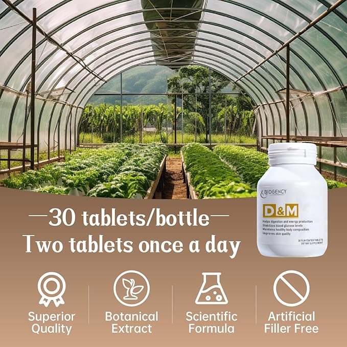 D&M 3 Pack 30 Count Skincare Support Supplement - Helps Digestion and Energy Production Maintains a Healthy Body Improves Skin Quality with Folic Acid, Vitamin B1, B2, B7