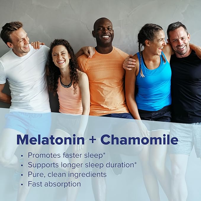 Superior Source Melatonin 3 mg - Healthy Sleep Support Supplement for Adults - Melatonin Formula with Chamomile Aids Relaxation & Restful Sleep - 60 Sublingual Dissolving Tablets