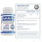 MAAC10 NMNH (NMN Supplement Alternative) 250mg Serving | Uthpeak™ NMNH (Dihydronicotinamide Mononucleotide) for Better Stability | 30-Day Supply. (Pack of 3)