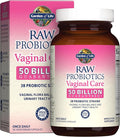 Garden of Life Raw Probiotics Vaginal Care - 50 Billion CFU - 38 Probiotic Strains - Supports Vaginal & Urinary Tract Health* - 30 Vegetarian Capsules