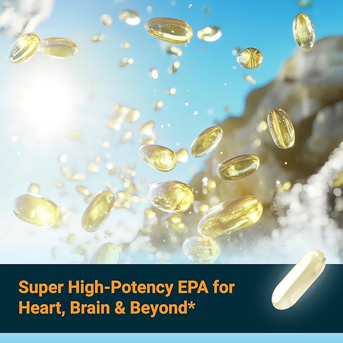 Naturalis Triple Strength UltraEPA™ EPA 1000mg | Pharmaceutical Grade High Purity 99% Omega-3 with 96.5% EPA Burpless Fish Oil | IFOS Certified, Sustainably Sourced, Non-GMO | Pack of 3