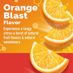 Emergen-C Chewable Vitamin C 1000mg, With B Vitamins And Antioxidants Tablet (40 Count, Orange Blast Flavor), Dietary Supplement