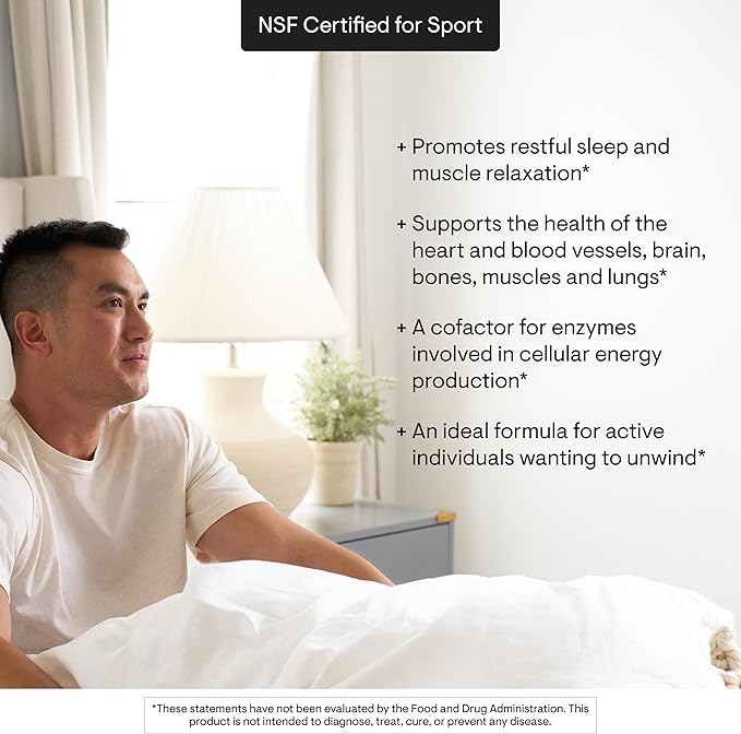 THORNE - Magnesium Bisglycinate - Powdered Magnesium Formula - Supports Restful Sleep, Muscle Relaxation, Heart Health & Metabolism* - NSF Certified for Sport - Gluten, Dairy & Soy-Free - 60 Servings