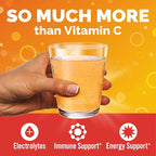 Emergen-C Citrus-Ginger Fizzy Drink Mix, Turmeric and Ginger, Immune Support, Natural Flavors with High Potency Vitamin C, 18 Count