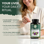 Milk Thistle Supplement 7,500mg – 30X Concentrated Extract with Silymarin – High Potency Liver Detox & Support – 60 Vegan Capsules