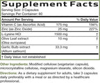 Bronson L-Lysine Defense Immune Support Complex 1500 MG L-Lysine Plus Olive Leaf, Garlic, Vitamin C and Zinc - Non-GMO, 180 Vegetarian Capsules