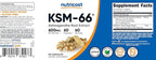 Nutricost KSM-66 Ashwagandha Root Extract 600mg, 60 Veggie Caps (3 Bottles) - 5% Withanolides - with BioPerine