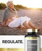 Carlyle GTF Chromium 600 mcg | 250 Capsules | Non-GMO, Gluten Free