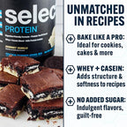PEScience Select Protein Powder, Whey and Casein Blend, Lean Protein Powder for Women and Men, Low Calorie, Low Carb, Keto Friendly, Gluten Free, Gourmet Vanilla - 55 Servings