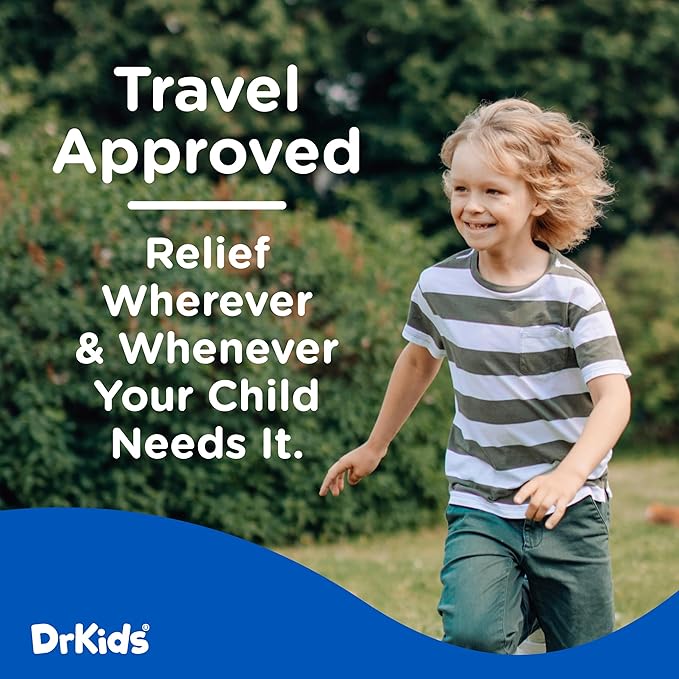 Dr. Kids Children's Allergy Relief Medicine with Diphenhydramine HCl 12.5 mg - Pre-Measured Single-Use Vials, Kids Antihistamine for Sneezing, Runny Nose & Itchy Eyes, Mixed Berry Flavor, 24 Count