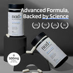 MINDHONEY | NAD+ Brain Supplement | 500mg NAD+ Premium Formula | Healthy Anti-Aging, Cellular Energy, Cognition, Metabolic Health, Heart + Muscle Support | Vegan, Non-GMO, Gluten-Free | 30 Servings
