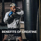 RAW Nutrition Creatine Monohydrate Powder - Unflavored Micronized Creatine Monohydrate Workout Supplement for Muscle Energy, Strength & Endurance - Creatine Powder for Women & Men - 50 Servings