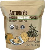 Anthony's Organic Maca Root Powder, 1 lb, Gelatinized for Enhanced Bioavailability, Gluten Free, Non GMO