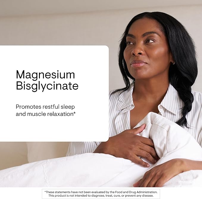 THORNE - Magnesium Bisglycinate - Powdered Magnesium Formula - Supports Restful Sleep, Muscle Relaxation, Heart Health & Metabolism* - NSF Certified for Sport - Gluten, Dairy & Soy-Free - 60 Servings