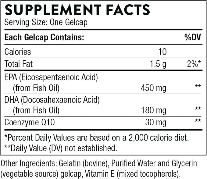 THORNE - Daily Nutrients Bundle - Multivitamin Elite and Omega-3 with CoQ10-30 to 90 Servings
