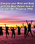 Vitamine B1 Thiamine TTFD, Thiamine Tetrahydrofurfuryl Disulfide, 50mg-250Capsules,Vegan,Non GMO,No Artificial fillers or Stearate additives.