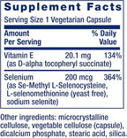 Life Extension Super Selenium Complex, 200 mcg – 3 Forms of Selenium, Vitamin E – Cellular Health & Longevity Support – Gluten-Free, Non-GMO, Vegetarian, 1 Daily – 200 Capsules