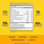 Airborne 1000mg Vitamin C with Vitamin D & Zinc, Sugar Free Multivitamin Immune Support Supplement, Antioxidants Vitamins A C & Vitamin E, 30 Effervescent Tablets, Zesty Orange Flavor