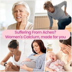 Calcium Supplements for Women - 4-in-1 Calcium 1200 mg with Vitamin D3 K2, B12 - High Absorption Calcium Citrate & Carbonate for Bone Density & Strength, Non-GMO, 120 Vegan Capsules