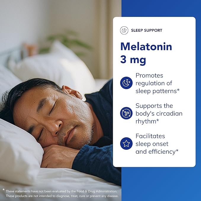 Pure Encapsulations Melatonin 3 mg - Antioxidant Supplement to Support Natural Sleeping & Relief of Occasional Sleeplessness - for Natural Sleep Support* - 60 Capsules