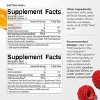 OxyEnergy NAD Supplement 1550 mg-Daytime Nicotinamide Riboside + Nighttime L-Tryptophan with Resveratrol, Glutathione, PQQ, 24-Hour Nonstop Energy, Anti-Aging & Cellular Renewal, 28 Packets