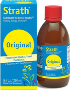 Strath Fermented Herbal Yeast Postbiotic - (8.4 Fl oz) Daily Nutritional Food Supplement Liquid | Supports Metabolism | Vegetarian | Lactose-Free | No Artificial Additives
