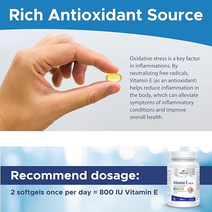 MapleLife Vitamin E 400IU - Natural - 100 softgels
