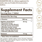 Solgar Triple Action Sleep, 90 Tri-Layer Tablets - Time-Release Melatonin & L-Theanine Plus Herbal Blend - Helps You Relax - Non-GMO, Gluten Free - 90 Servings