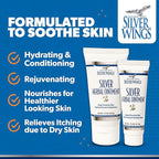 Natural Path Silver Wings 250ppm Silver Herbal Ointment - Nourishing and Moisturizing Skin Care 0.75oz
