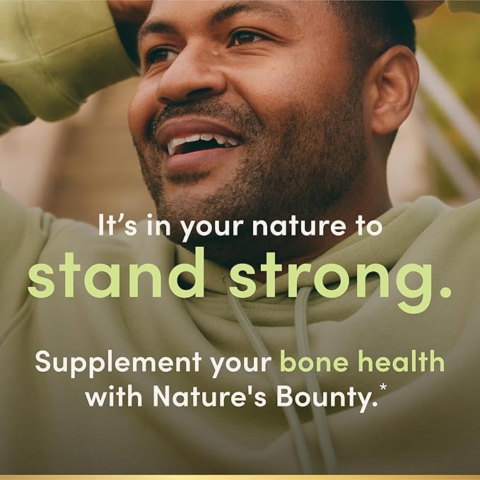 Nature's Bounty Calcium Plus 400 IU Vitamin D3, Immune Support & Bone Health, 300 Tablets (Pack of 2)