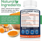 Alpha Lipoic Acid 600mg, Nerve Support Supplement Enriched with Thiamine, Curcumin, Ginger Root, and Vitamin B6, B12 All in One | Vegan Neuro Health Supplement, Lab Tested, 30 Capsules