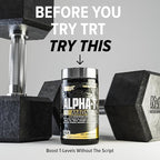 Nutrex Research Alpha-T Magnum Testosterone Support for Men | Anabolic Supplement with Tongkat Ali, Fadogia Agrestis, Shilajit and Ashwagandha | Muscle Builder for Strength, Growth & Hormone Balance